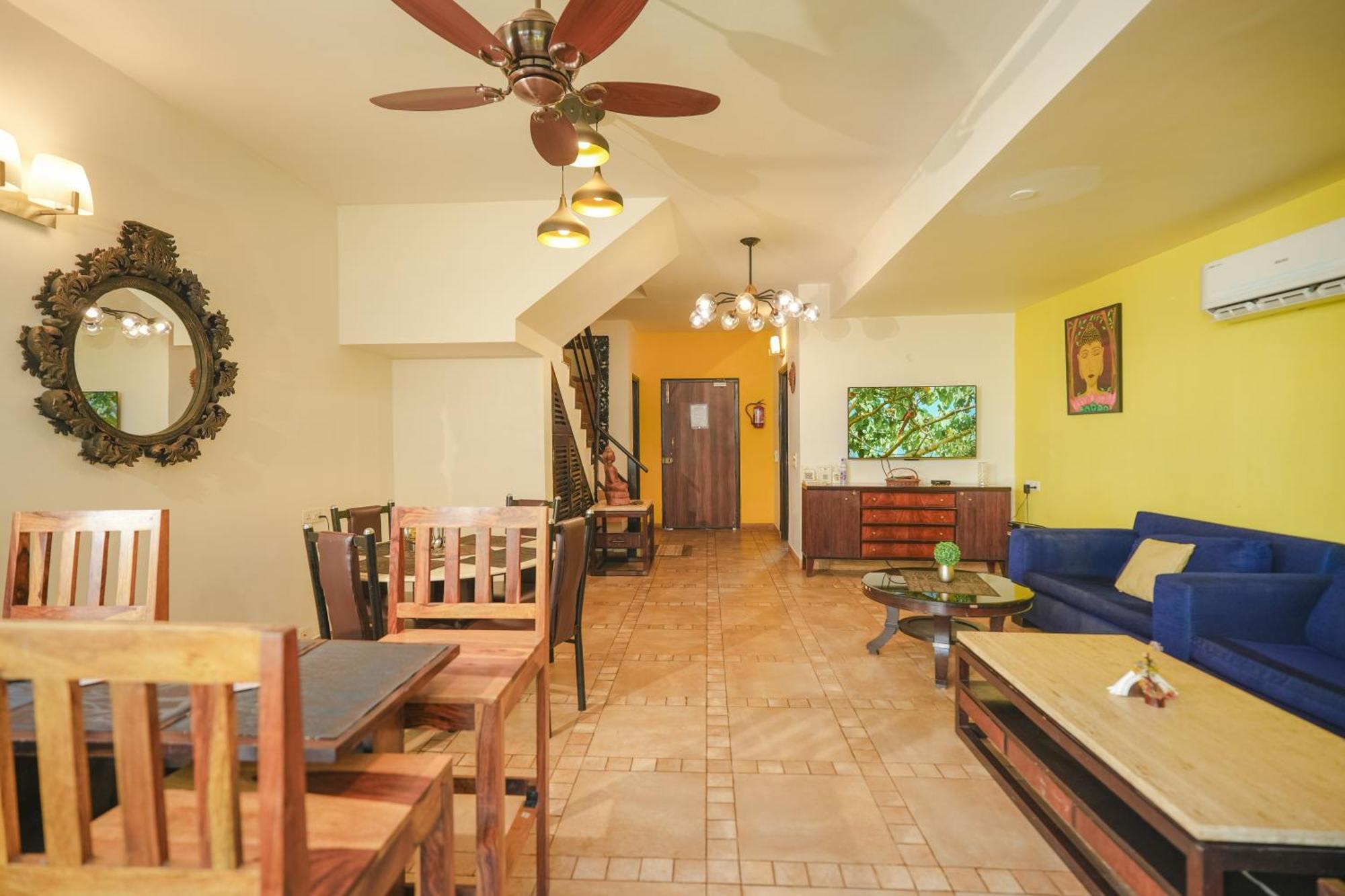 Villa M - Jia 3- 3Bhk In Candolim, Pool Facing, Near Beach, Breakfast Included Bagian luar foto