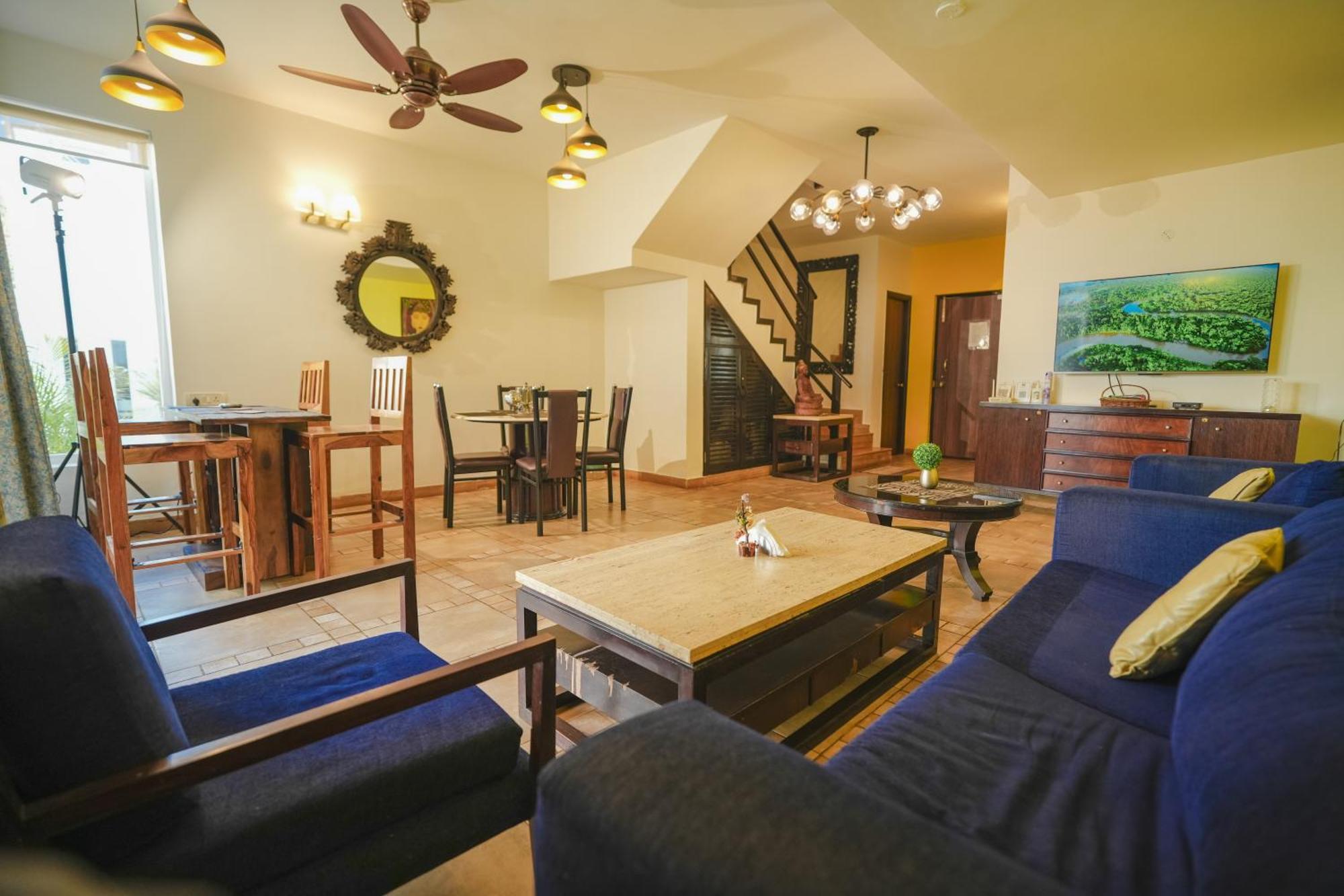 Villa M - Jia 3- 3Bhk In Candolim, Pool Facing, Near Beach, Breakfast Included Bagian luar foto