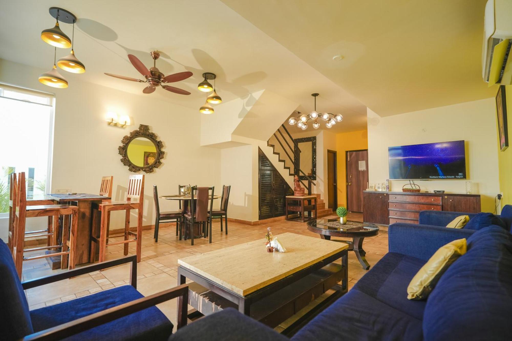 Villa M - Jia 3- 3Bhk In Candolim, Pool Facing, Near Beach, Breakfast Included Bagian luar foto