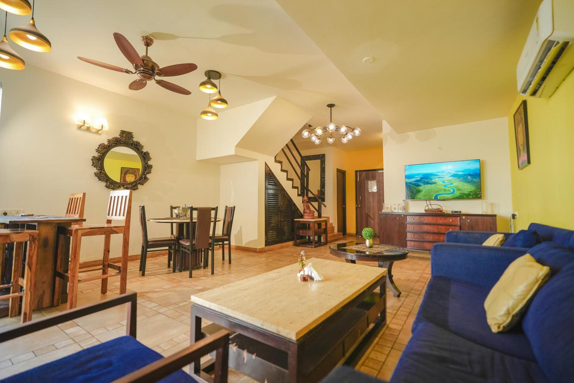 Villa M - Jia 3- 3Bhk In Candolim, Pool Facing, Near Beach, Breakfast Included Bagian luar foto