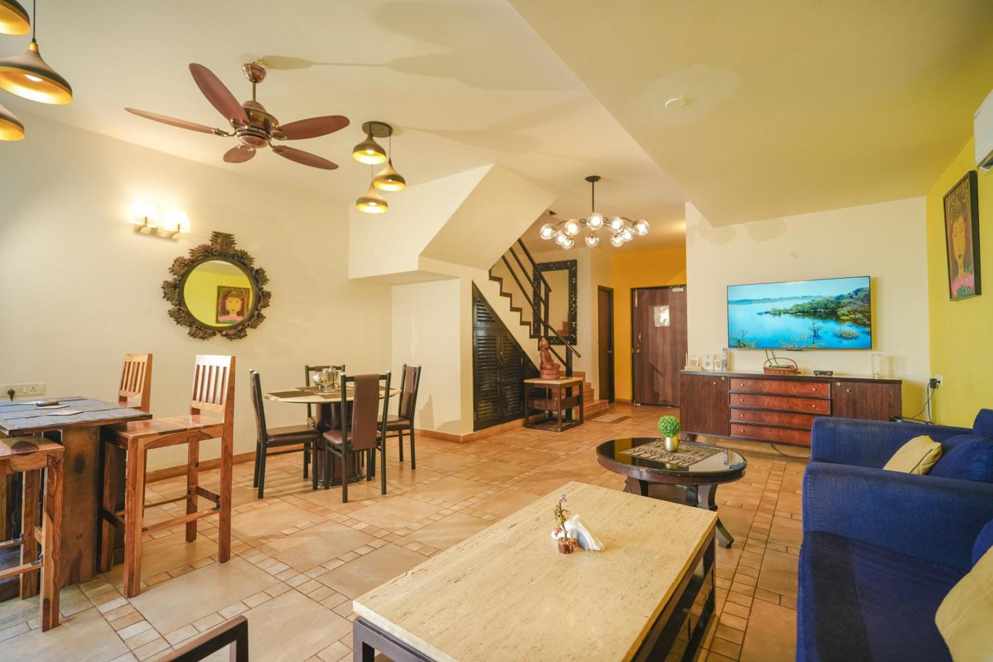 Villa M - Jia 3- 3Bhk In Candolim, Pool Facing, Near Beach, Breakfast Included Bagian luar foto