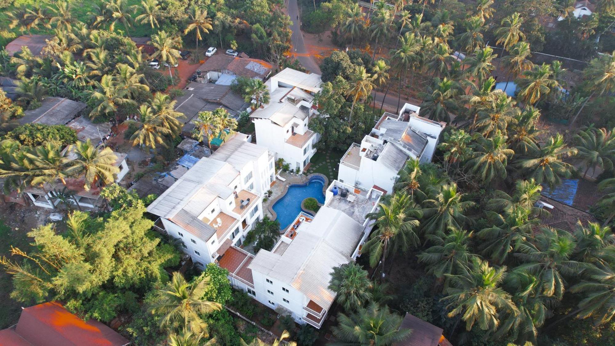 Villa M - Jia 3- 3Bhk In Candolim, Pool Facing, Near Beach, Breakfast Included Bagian luar foto