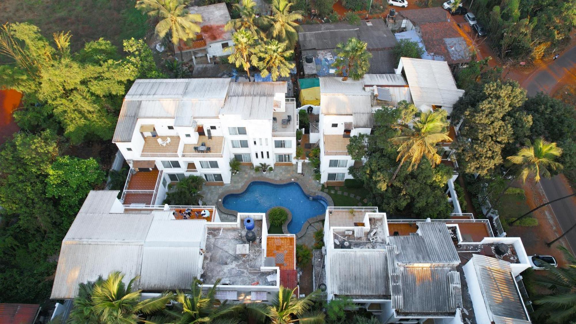 Villa M - Jia 3- 3Bhk In Candolim, Pool Facing, Near Beach, Breakfast Included Bagian luar foto